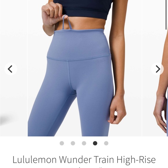 wunder train hr tight 25" water drop size 2 lululemon nwt - Picture 11 of 13